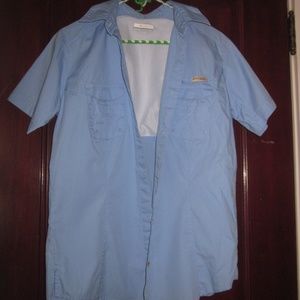 Columbia  blue  PFG shirt